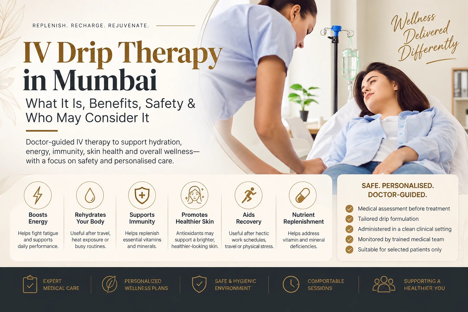 IV Drip Therapy in Mumbai: What It Is, Benefits, Safety & Who May Consider It